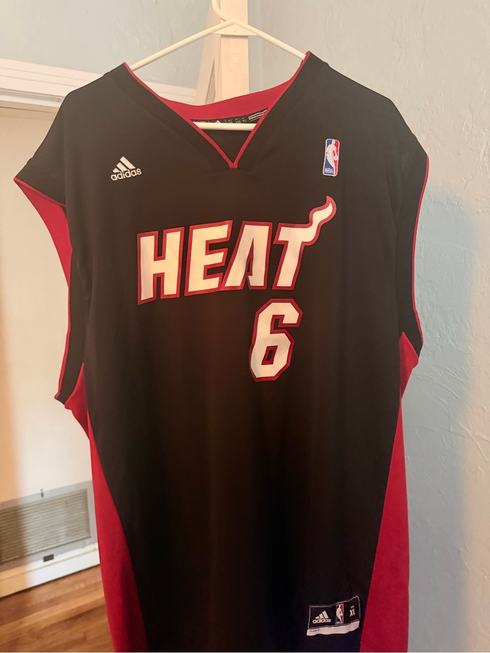 Lebron James Adidas Miami Heat Jersey